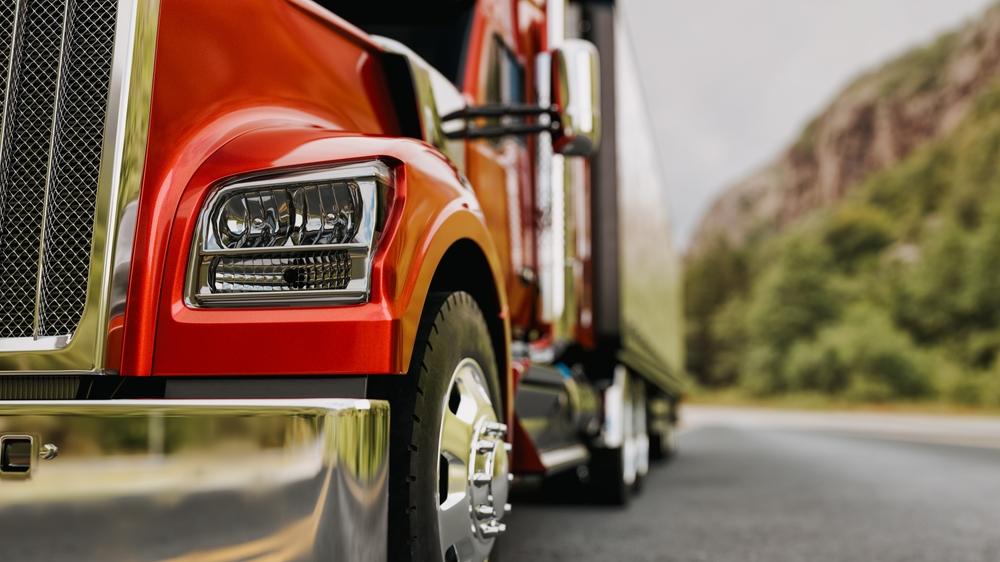 A commercial vehicle with onboard black box data recorder. A lawyer can explain how you can get black box data after an accident.