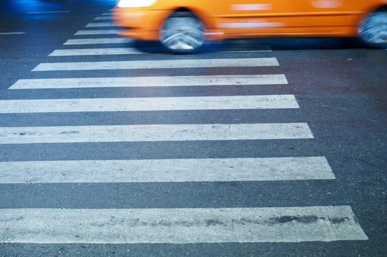 A car speeding through a crosswalk near UNC-Chapel Hill causing a pedestrian accident
