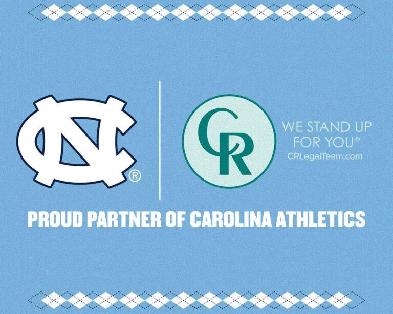 CR Legal Team, proud partner of Carolina Athletics